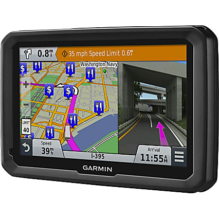 Garmin dezl 570LMT Automobile Portable GPS Navigator - 5" - microSD - Lane Assist, Junction View, Turn-by-turn Navigation, Voice Command - Bluetooth - USB - 2 Hour - Preloaded Maps - Lifetime Map Updates - Lifetime Traffic Updates - WQVGA - 480 x 272