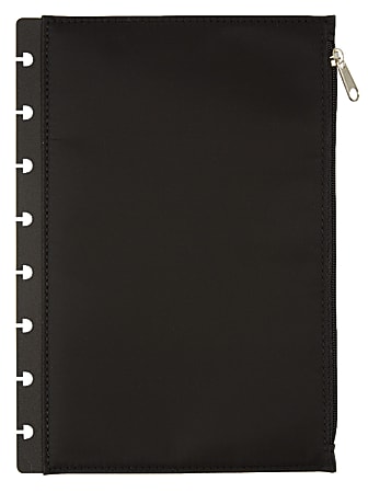 TUL® Discbound Storage Pouch, 6" x 8-1/2", Black