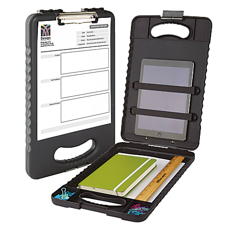 Office Depot® Brand Portable Tablet Storage Clipboard Case,