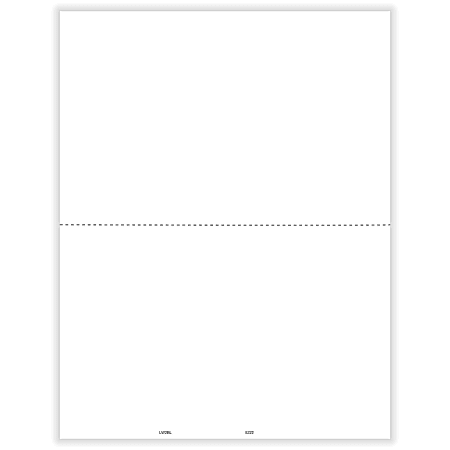ComplyRight™ W-2 Tax Forms, Blank Face With Backer Instructions, 2-Up, Laser, 8-1/2" x 11", Pack Of 100 Forms