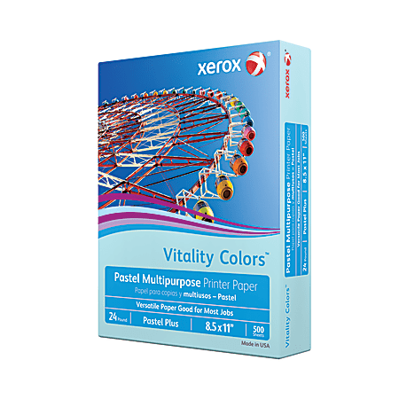 Paper  Xerox® Vitality Colors™ Multi-Use Printer Paper, Letter