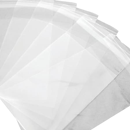 Partners Brand 1.5 Mil Resealable Polypropylene Bags, 6" x 11", Clear, Case Of 1000