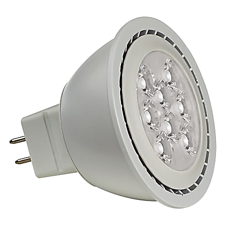 Verbatim Contour Series MR16 (GU5.3) 3000K, 500lm LED Lamp with 25-Degree Beam Angle