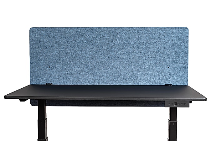 Luxor RECLAIM Acoustic Privacy Desk Panels, 48"W, Pacific