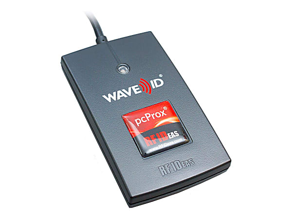 rf IDEAS WAVE ID Solo Keystroke CASI-RUSCO Black Reader - RF proximity reader - USB
