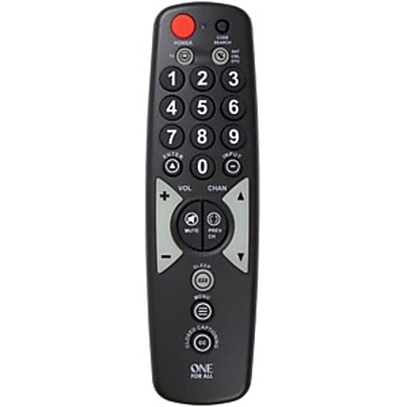 RCA Universal Remote Control - For Satellite Receiver, TV, Convertor Box, Cable Box