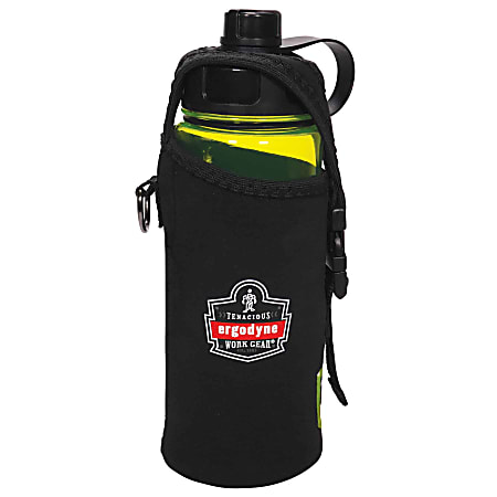 Ergodyne Squids® 3775L Can/Bottle Holder & Trap, Large, Black