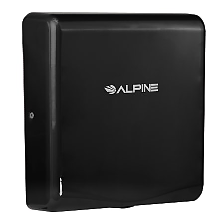 Alpine Willow Commercial High-Speed Automatic 120V Electric Hand Dryer, Black