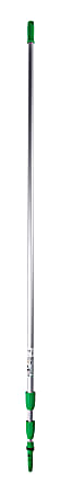 Unger 18' Telescopic Pole - 18 ft Length - Green - Aluminum - 1 Each