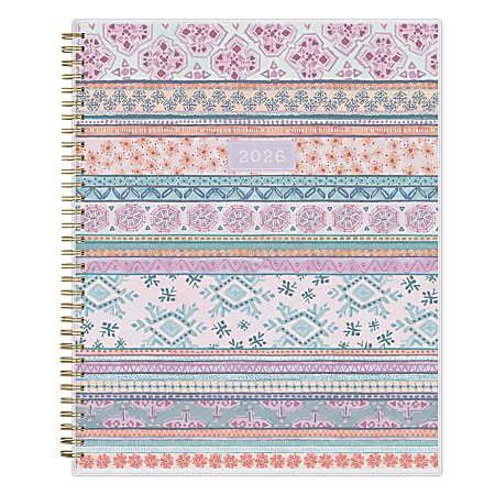 2026 Blue Sky Weekly/Monthly Planner, 8-1/2" x 11", Lyla, January To December, 152658
