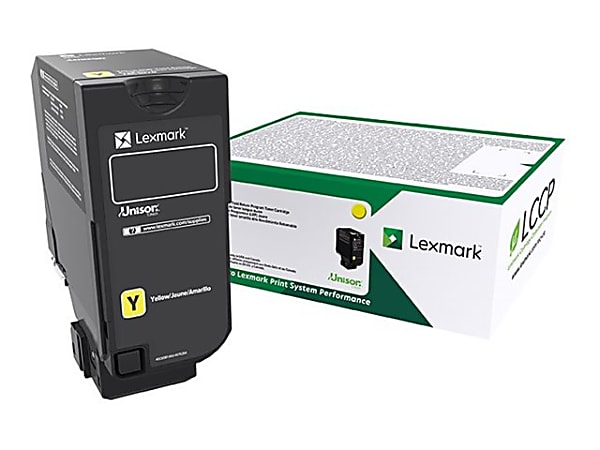 Lexmark - Yellow - original - toner cartridge LCCP, LRP - for Lexmark CS730de