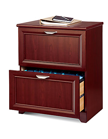 Cherry wood file clearance cabinet with drawers