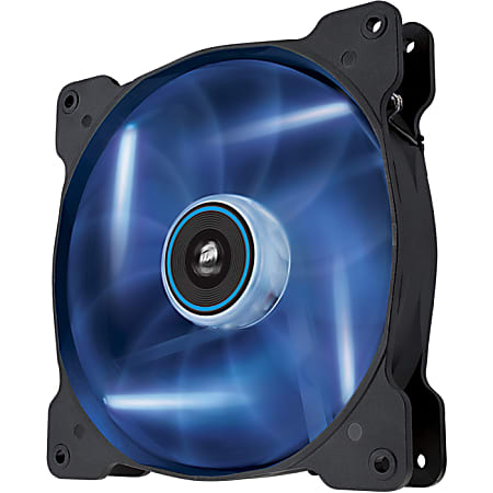 Corsair Air Series AF140 LED Blue Quiet Edition High Airflow 140mm Fan - 1 Pack - 5.51" Maximum Fan Diameter - 496.7 gal/min Maximum Airflow - 1200 rpm - 3-pin - Plastic - 1 pc(s)