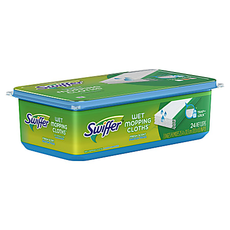 Swiffer® Disposable Wet Cloths, Pack Of 24 Cloths