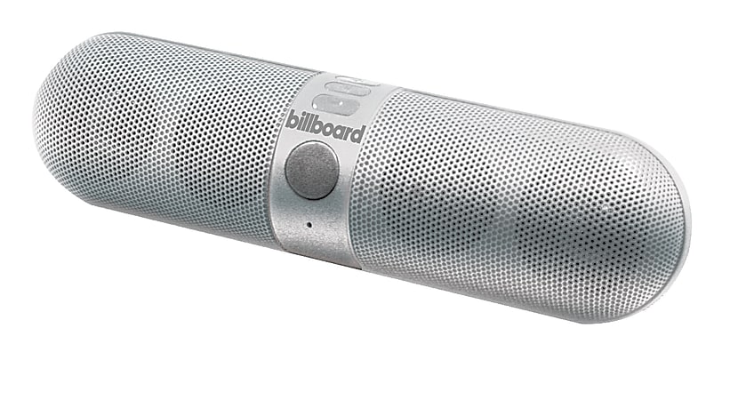 Billboard Bluetooth® Speaker, 8"H x 7"W x 3"D, Silver