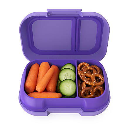 Bentgo Kids Snack Leak-Proof Container, 2"H x 4"W x 6"D, Purple