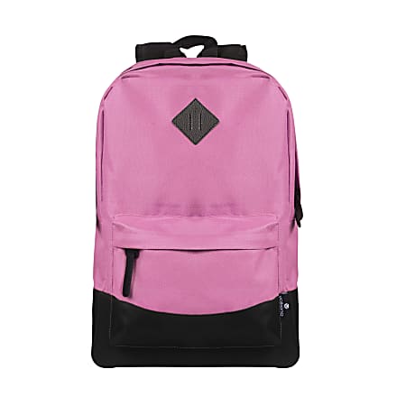 Volkano Daily Grind Backpack With 18.1" Laptop Pocket, Hot Pink