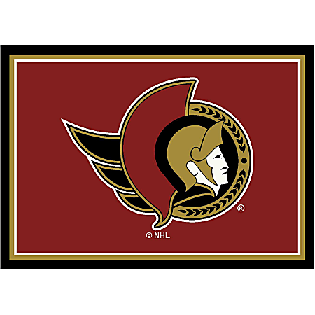 Imperial NHL Spirit Rug, 4' x 6', Ottawa Senators