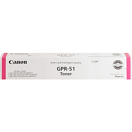 Canon GPR-51 Original Laser Toner Cartridge - Magenta - 1 Each - 21500 Pages