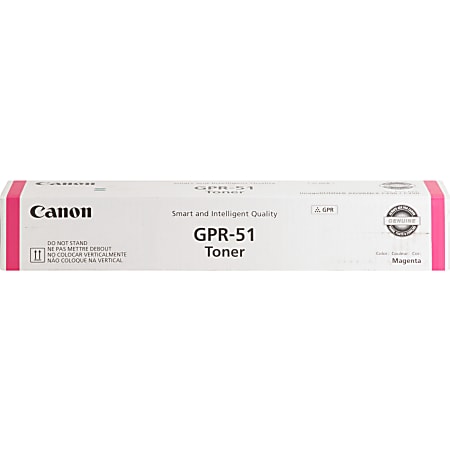 Canon GPR-51 Original Laser Toner Cartridge - Magenta - 1 Each - 21500 Pages