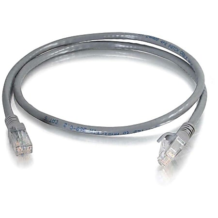 C2G 50ft Cat6 Snagless UTP Unshielded Ethernet Network Patch Cable (TAA) - Gray - Patch cable - TAA Compliant - 10309