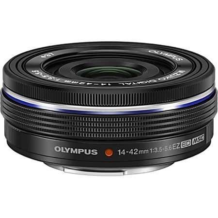 Olympus M.Zuiko - 14 mm to 42 mm - f/22 - f/5.6 - Zoom Lens for Micro Four Thirds - 37 mm Attachment - 0.23x Magnification - 3x Optical Zoom - MSC - 0.9" Diameter - Silver
