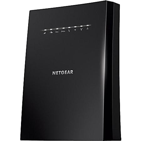 NETGEAR Nighthawk AC3000 WiFi Mesh Extender, EX8000 - 2.40 GHz, 5 GHz - MIMO Technology - 4 x Network (RJ-45) - Desktop