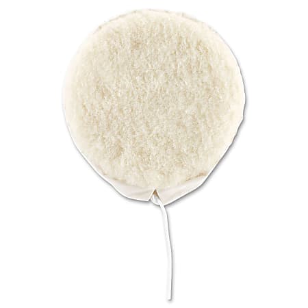 Oreck Orbiter Floor Machine Lambs Wool Bonnet - 12" Diameter - 1Each x 12" Diameter - Lamb's Wool - Warm White