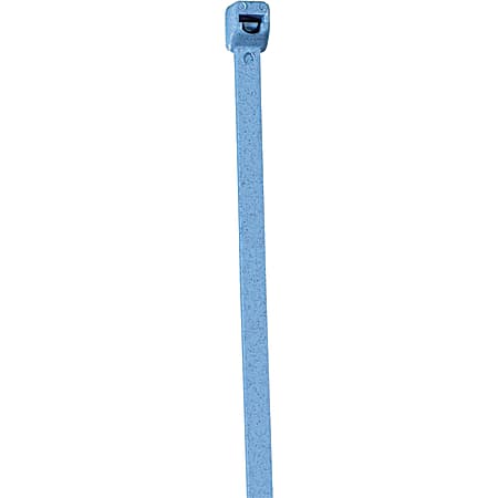 Partners Brand Metal Detectable Cable Ties, 15", Blue, Case Of 100