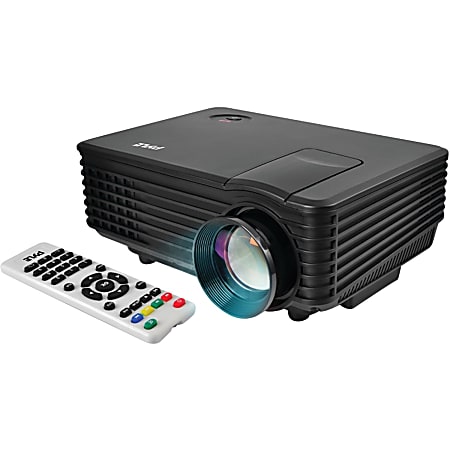 Pyle PRJG88 LCD Projector - 800 x 480 - Front - 480p - 30000 Hour Normal ModeWVGA - 1,000:1 - 800 lm - HDMI - USB - 1 Year Warranty
