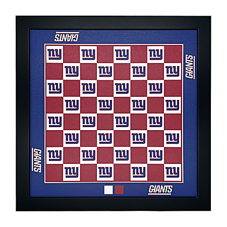 Imperial NFL Wall-Mounted Magnetic Chess Set, New York Giants