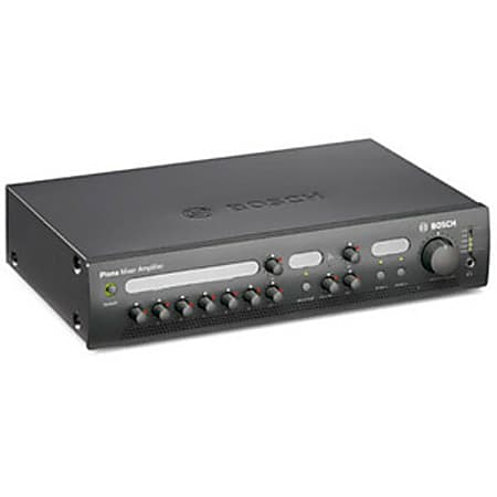 Bosch Plena PLE-2MA240-US Amplifier - 240 W RMS - Charcoal - 50 Hz to 20 kHz - 800 W - Ethernet