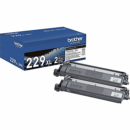 Brother TN229XL Black High Yield Toner Cartridges Pack Of 2