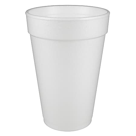 Dart Insulated Foam Drinking Cups White 16 Oz Box Of 1000 Cups - Office  Depot