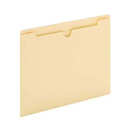 Office Depot® Brand Manila File Jackets, Reinforced Tab, 8 1/2" x 11", Box of 100 File Jackets