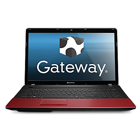 Gateway® NV77H05u Laptop Computer With 17.3" LED-Backlit Screen & 2nd Gen Intel® Core™ i3 Processor With 4-Way Multi-Tasking, Red