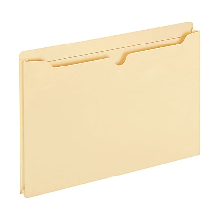 Office Depot® Brand Manila Double-Top File Jackets, 1" Expansion, Legal Size, Box Of 50