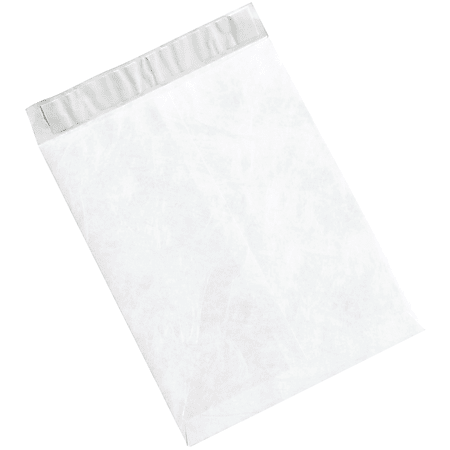 Tyvek® Flat Envelopes, 9 1/2" x 12 1/2", White, Case Of 100