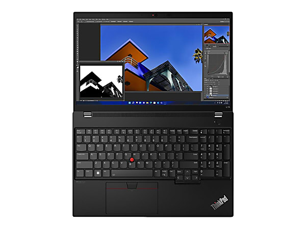 Lenovo® ThinkPad L15 Gen 3 Laptop, 15.6" Screen, Intel® Core™ i5, 8GB Memory, 256GB Solid State Drive, Thunder Black, Windows® 11 Pro, WiFi 6