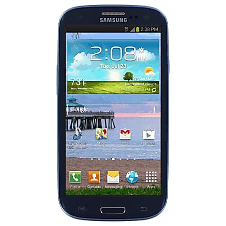 NET10 Galaxy S III SCH-S968C 16 GB Smartphone - 3G - 4.8" OLED 1280 x 720Touchscreen - Dual-core (2 Core) 1.50 GHz - 2 GB RAM - 8 Megapixel Rear/1.9 Megapixel Front - Android 4.1 Jelly Bean - NET10