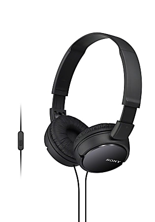 Sony Noise Canceling Headphones Black MDRZX110NC 