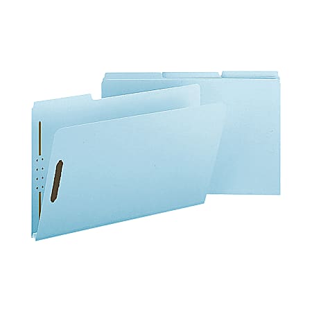 Pendaflex® Pressboard Expansion File Folders Without Fasteners, 1" Expansion, Legal Size, Light Blue, Pack Of 25 Folders