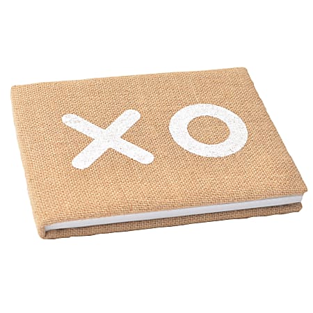 BRIDES® XO Guest Book, 8 1/4" x 6", Tan