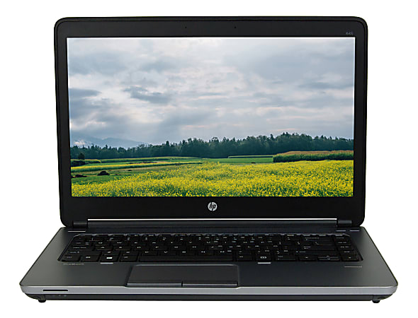 HP ProBook 645 G1 Refurbished Laptop, 14" Screen, AMD A8, 4GB Memory, 500GB Hard Drive, Windows® 10 Professional, OD5-31446