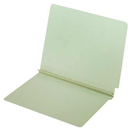Pendaflex® Pressboard Expansion File Folders Without Fasteners, 2" Expansion, Letter Size, Light Green, Pack Of 25 Folders