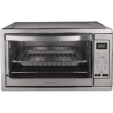 BLACK+DECKER 6-Slice Stainless Steel Convection Toaster Oven (1500-Watt) in  the Toaster Ovens department at