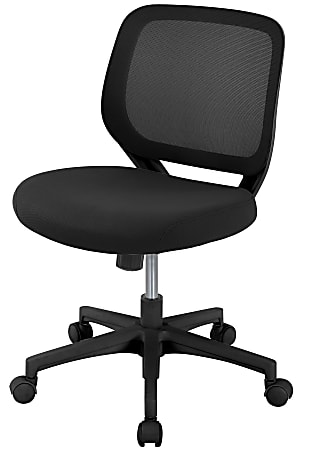 Realspace Sensi MeshFabric Low Back Task Chair Black BIFMA