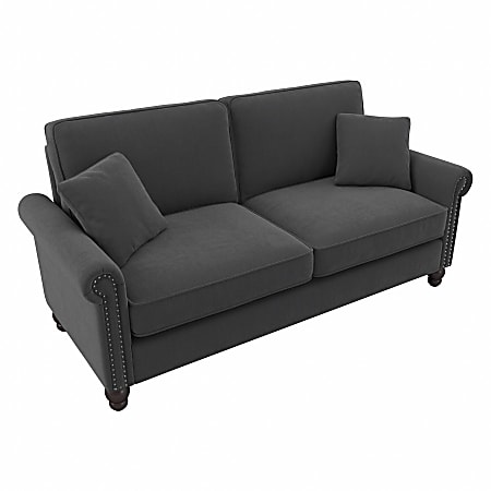 Bush® Furniture Coventry 73"W Sofa, Charcoal Gray