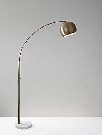 Vintage arc floor lamp marble base online