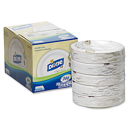 Dixie Pathways 9" Medium-weight Paper Plates by GP Pro - - Paper Plate - 600 / Carton